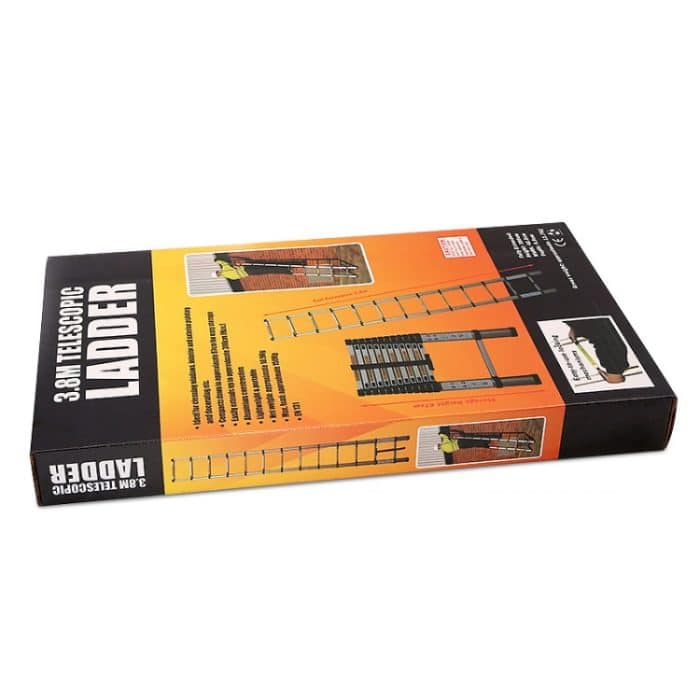 Multifunktionale einseitige Teleskopleiter aus verdickter Aluminiumlegierung, Größe: 2,6 m – Bild 8