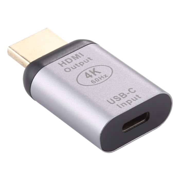 Adapter für Aluminiumlegierung Typ-C / USB-C-Buchse auf HDMI-Stecker – Bild 1