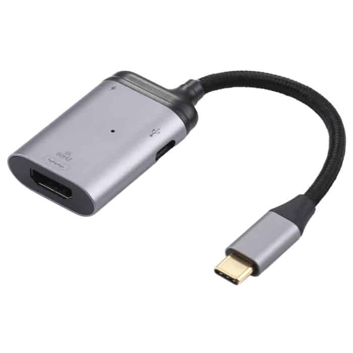 HDMI0197.jpg 4K 60Hz USB-C / Typ C zu HDMI + PD Datensynchronisationsadapterkabel – Bild 1