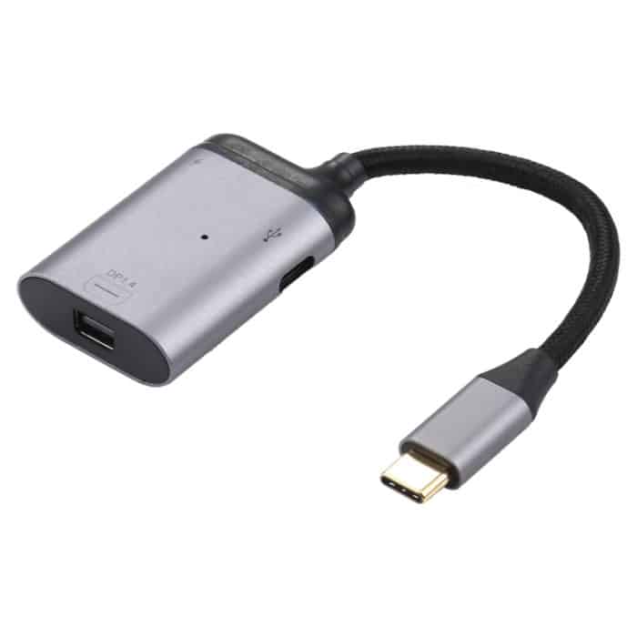 4K USB-C / Typ C zu Mini DisplayPort 1.4 + PD Data Sync Adapterkabel – Bild 1