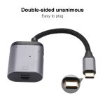 4K USB-C / Typ C zu Mini DisplayPort 1.4 + PD Data Sync Adapterkabel – Bild 5