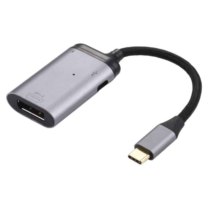 4K USB-C / Typ C zu DisplayPort 1.4 + PD Data Sync Adapterkabel – Bild 1