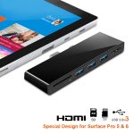 ROCKETEK SK-S5H 3 x USB 3.0 + HDMI + SD/TF-Speicherkartenleser HUB 4K HDMI-Adapter, SK-S5H – Bild 3
