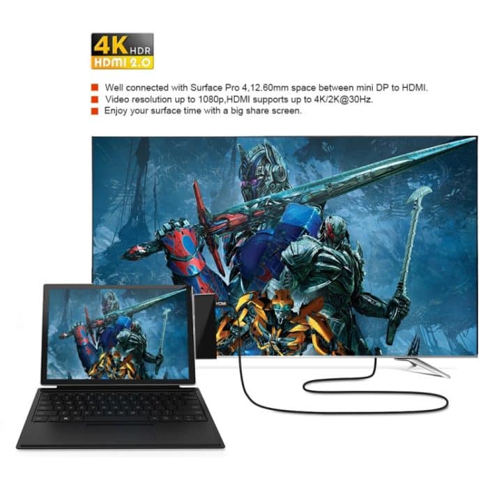 ROCKETEK SK-S5H 3 x USB 3.0 + HDMI + SD/TF-Speicherkartenleser HUB 4K HDMI-Adapter, SK-S5H – Bild 6