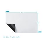 A3 PET Magnetic Soft Whiteboard Message Board Kühlschrankmagnet, Größe: 29,7 cm x 42 cm – Bild 3