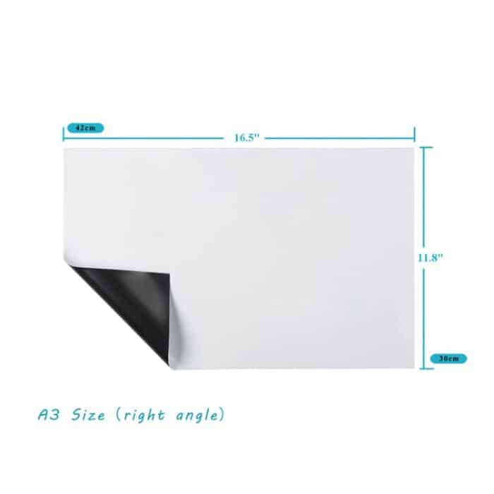 A3 PET Magnetic Soft Whiteboard Message Board Kühlschrankmagnet, Größe: 29,7 cm x 42 cm – Bild 3
