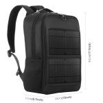 HAWEEL 14 W Solarpanel Power Rucksack Laptoptasche mit Griff und 5 V/2,1 A max. USB-Ladeanschluss, 14W Backpack 2 – Bild 4