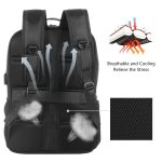 HAWEEL 14 W Solarpanel Power Rucksack Laptoptasche mit Griff und 5 V/2,1 A max. USB-Ladeanschluss, 14W Backpack 2 – Bild 7