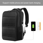 HAWEEL 14 W Solarpanel Power Rucksack Laptoptasche mit Griff und 5 V/2,1 A max. USB-Ladeanschluss, 14W Backpack 2 – Bild 10