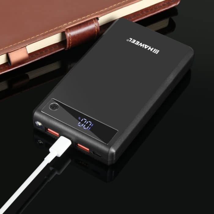 HAWEEL DIY 6 x 18650 Akku 24 W Schnelllade-Powerbank-Box mit Display, ohne Akku, 6 x 18650 Battery – Bild 7