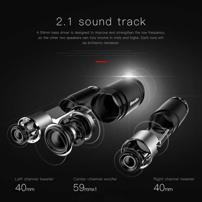 Bluedio US Kabelloses Bluetooth-Satellitenlautsprechersystem mit Mikrofon, US – Bild 11