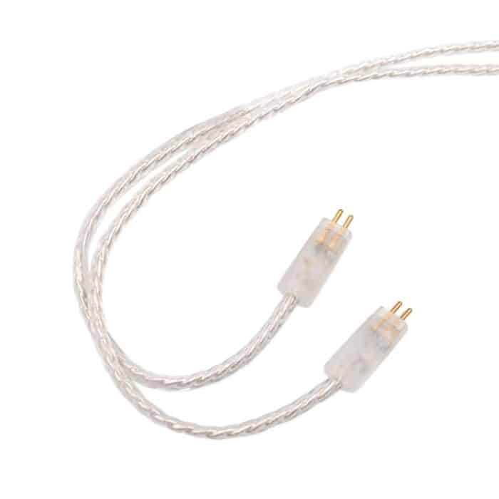 KZ A 8-poliges, sauerstofffreies Kupfer versilbertes Upgrade-Kabel für KZ ZS3 / ZS4 / ZS5 / ZS6 / ZSA-Ohrhörer – Bild 1