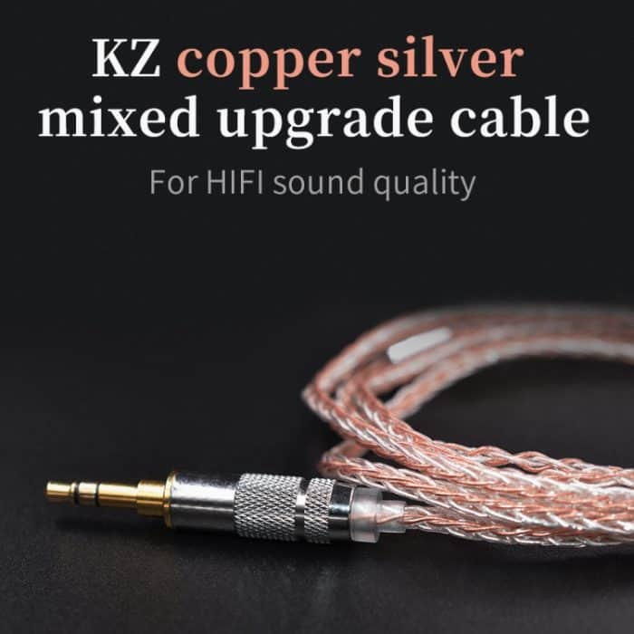 KZ B Kupfer-Silber Mixed Plated Upgrade-Kabel für KZ ZST / ZS10 / ES4 / AS10 / BA10-Kopfhörer – Bild 3