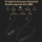 KZ Wasserdichtes High-Fidelity-Bluetooth-Upgrade-Kabel für KZ ZST / ZS10 / ES4 / ES3 / ZSR-Kopfhörer, KZ ZST / ZS10 / ES4 / ES3 / ZSR Earphones(Black) – Bild 3