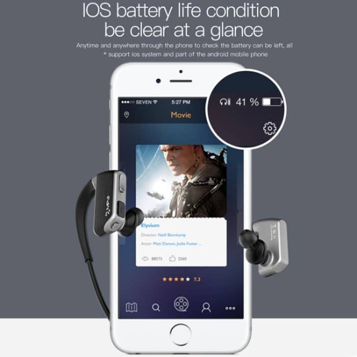 J2 Bluetooth 4.2 Binauraler hängender kabelloser Sport-Bluetooth-Kopfhörer, integrierter Speicher – Bild 14