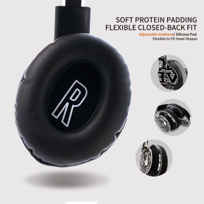 B1 Graffiti-Muster Drahtloses Bluetooth V5.0-Headset – Bild 8