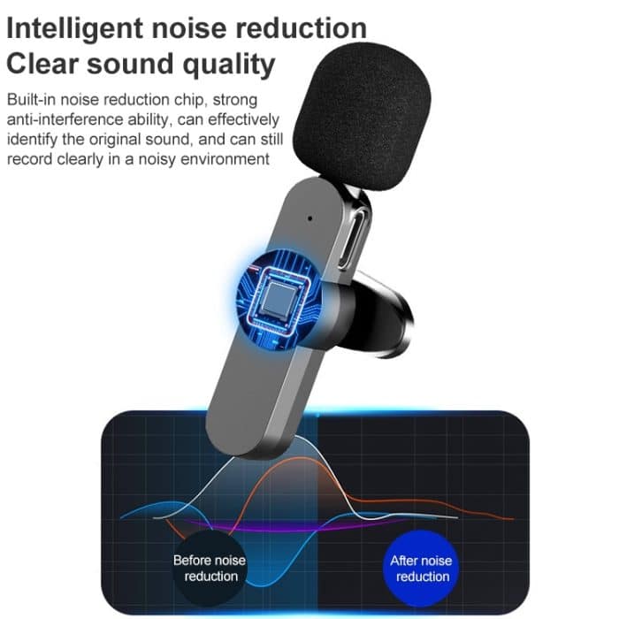 8-Pin-Schnittstelle Live-Broadcast-WLAN-Lavalier-Mikrofon – Bild 7