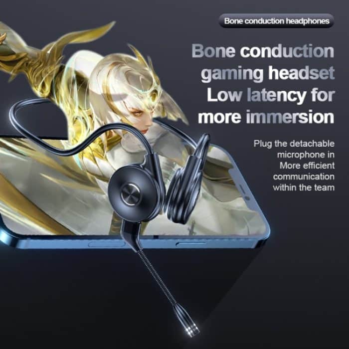 M-1 Bluetooth-Kopfhörer mit Touch-Rauschunterdrückung, Knochenleitung und abnehmbarem Mikrofon – Bild 5