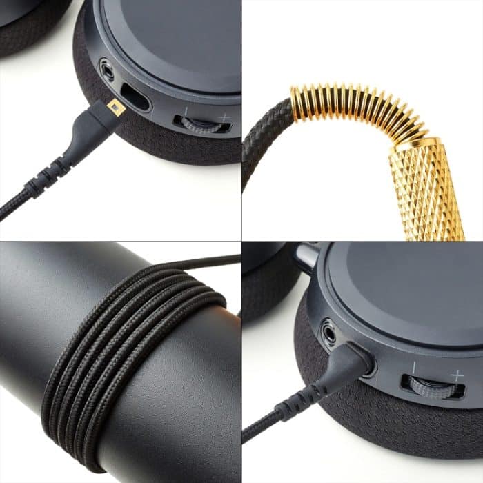 ZS0170 Kopfhörer-Audiokabel für SteelSeries Arctis 3 5 7 Pro, ZS0170 Black – Bild 3