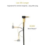 ZS0170 Kopfhörer-Audiokabel für SteelSeries Arctis 3 5 7 Pro, ZS0170 Black – Bild 6