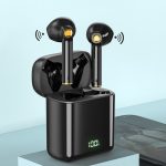 F730 TWS IPX4 Wasserdichter Digitalanzeige-Halb-In-Ear-Bluetooth-Kopfhörer, F730 Black – Bild 2