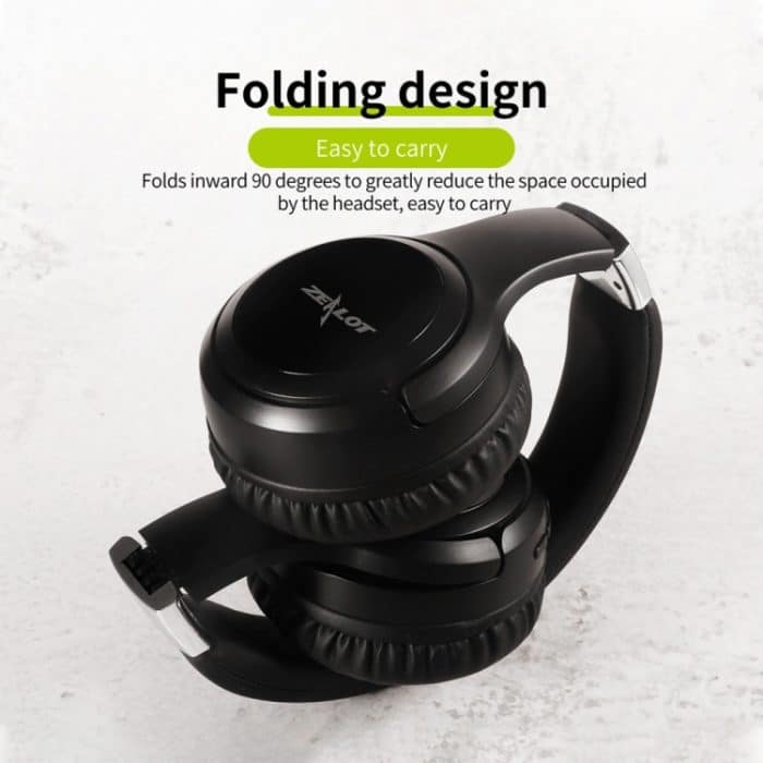 ZEALOT B28 Bluetooth-Stereo-Musik-Headset mit faltbarem Kopfband und Display – Bild 3