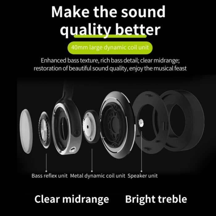 ZEALOT B28 Bluetooth-Stereo-Musik-Headset mit faltbarem Kopfband und Display – Bild 8