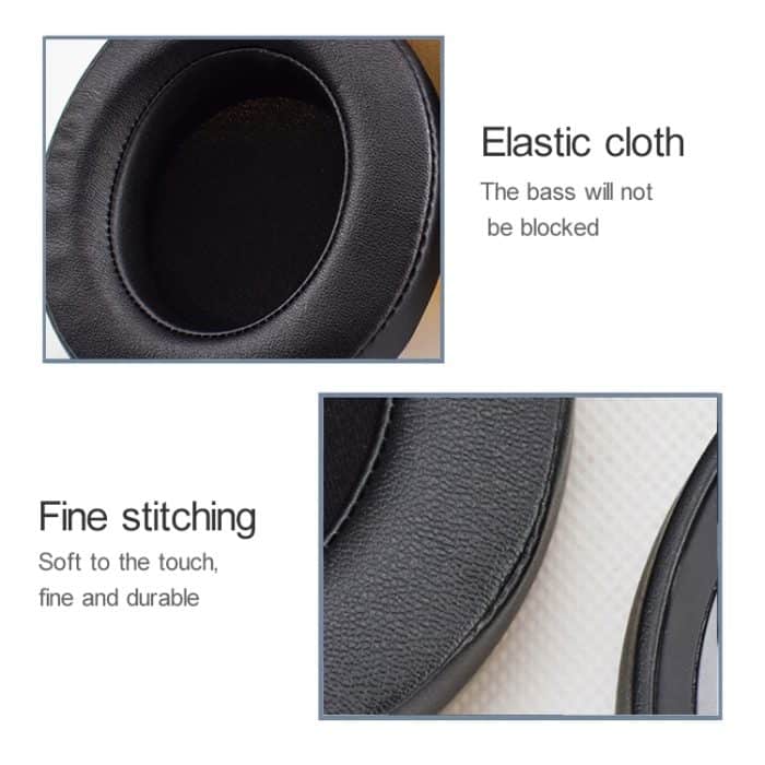 2 PCS für Razer Kraken 7.1 V2 Pro Kopfhörerkissen Schwamm Schwarz Netzabdeckung Ohrenschützer Ersatz-Ohrpolster – Bild 4
