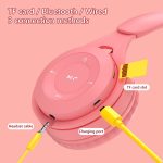Y08 Macaron Bluetooth-Headset in Hifi-Klangqualität, unterstützt Anrufe, TF-Karte und 3,5-mm-AUX – Bild 9