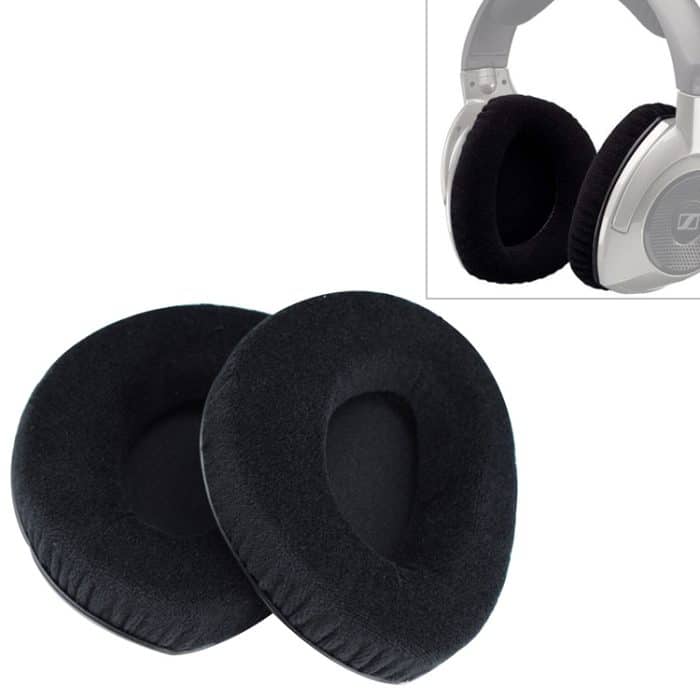 2 Stück für Sennheiser RS160 / 170 / HDR170 / 180/160 Flanell-Kopfhörer-Kissenbezug Ohrenschützer Ersatz-Ohrpolster ohne Schnalle – Bild 1