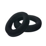 2 Stück für Sennheiser HD515 / HD555 / HD595 / HD598 / HD558 / PC360, Flanell-Kopfhörer-Kissenbezug, Ohrenschützer, Ersatz-Ohrpolster mit Ton-Tuning-Baumwolle, Velvet Black, Velvet Brown – Bild 2