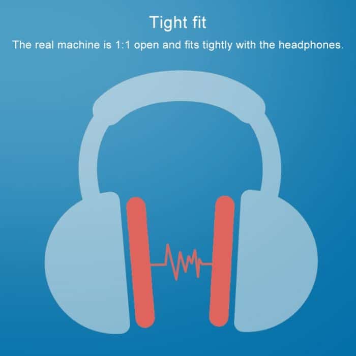 2 Stück Schwamm-Kopfhörer-Schutzhülle für Sony MDR-100ABN / WH-H900N – Bild 4