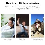 2 PCS Für Sony MDR-XB450AP / XB550 / XB650 / XB400 Kopfhörer Kissen Abdeckung Ohrenschützer Ersatz Ohrpolster mit Mesh (schwarz) – Bild 4