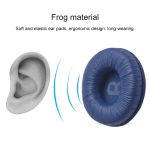 2 Stück für JBL Tune 600BTNC / T500BT / T450BT Kopfhörer-Kissenbezug, Ohrenschützer, Ersatz-Ohrpolster mit Netz, Frog Black, Frog Pink, Frog Blue, Frog White – Bild 6