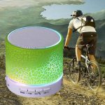 Tragbarer Mini-Bluetooth-Stereolautsprecher A9 Glare Crack mit LED-Licht, integriertem Mikrofon, Unterstützung für Freisprechanrufe und TF-Karte – Bild 12