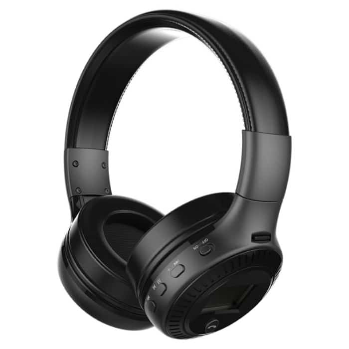IP6G1453B.jpg Zealot B19 Bluetooth-Stereo-Musik-Headset mit faltbarem Kopfbügel und Display für iPhone, Galaxy, Huawei, Xiaomi, LG, HTC und andere Smartphones – Bild 1