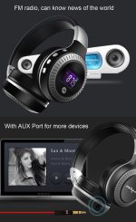 Zealot B19 Bluetooth-Stereo-Musik-Headset mit faltbarem Kopfbügel und Display für iPhone, Galaxy, Huawei, Xiaomi, LG, HTC und andere Smartphones – Bild 13