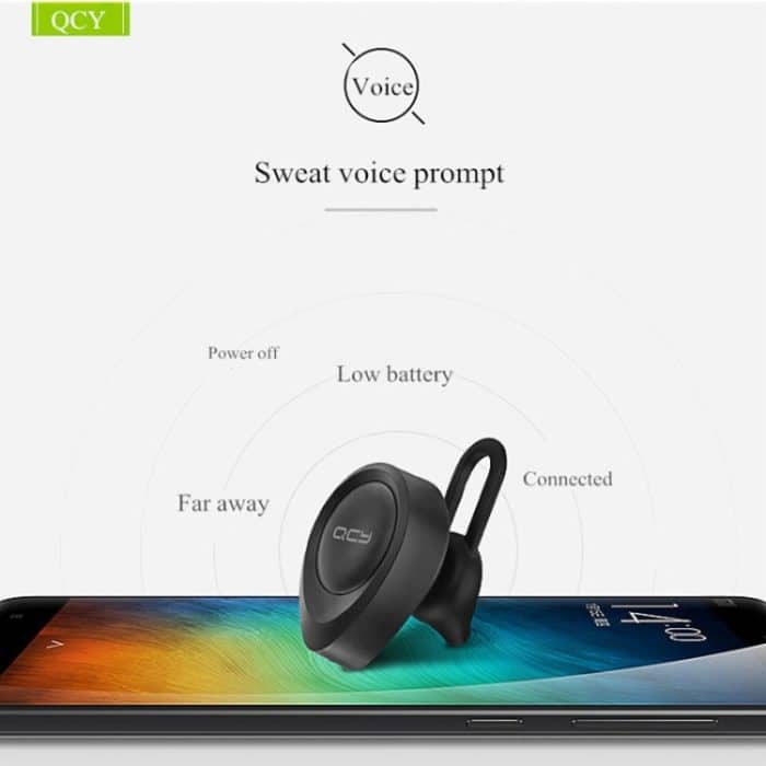 QCY J11 Universal Driving Wireless Bluetooth 4.1-Kopfhörer mit Mikrofon für Smartphones oder andere Bluetooth-Geräte, effektive Bluetooth-Entfernung: 10 m – Bild 10