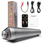 Soundbar LP-08 (CE0152) USB MP3-Player 2.1CH Bluetooth Wireless Soundbar-Lautsprecher mit Fernbedienung, CE0152 Black, CE0152 Gold – Bild 5