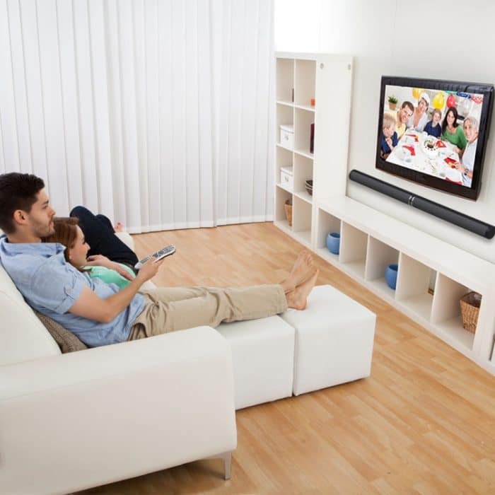 LP1807 Drahtloser Bluetooth-Lautsprecher, unterstützt AUX / Optisch / HDMI ARC / Cinch / Subwoofer / USB – Bild 11