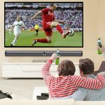 LP1807 Drahtloser Bluetooth-Lautsprecher, unterstützt AUX / Optisch / HDMI ARC / Cinch / Subwoofer / USB – Bild 10