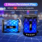 T&G TG155 Bluetooth 4.2 Mini tragbarer kabelloser Bluetooth-Lautsprecher mit bunten Lichtern – Bild 4