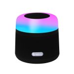 NewRixing NR-3500 Multifunktions-Atmosphärenlicht-Bluetooth-Lautsprecher mit kabelloser Aufladung und Freisprechfunktion, unterstützt TF-Karte, USB, FM und AUX