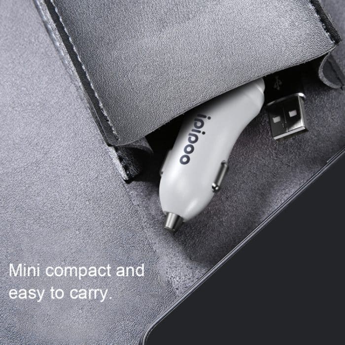 ipipoo XP-1 Dual-USB-Auto-Schnellladegerät mit Android-Leitung, XP-1 (Black), XP-1 (White) – Bild 8