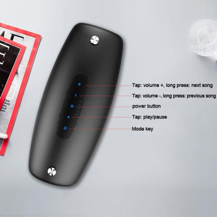 ZEALOT S27 Multifunktionaler kabelloser Bass-Bluetooth-Lautsprecher, integriertes Mikrofon, unterstützt Bluetooth-Anrufe, AUX und TF-Karte sowie 1 x 93 mm + 2 x 66 mm Lautsprecher, S27 – Bild 11