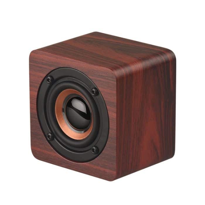 Q1 Tragbarer Mini-Mega-Bass-Bluetooth-Lautsprecher aus Holz – Bild 1