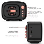 B11 Bluetooth 5.0 kabelloser Bluetooth-Lautsprecher im Retro-Stil, unterstützt Freisprechen, 32 GB TF-Karte und 3,5-mm-Audio-Buchse – Bild 4