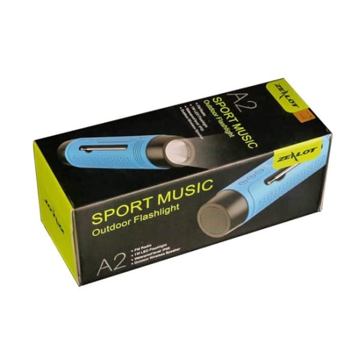 ZEALOT A2 Multifunktionaler kabelloser Bass-Bluetooth-Lautsprecher, integriertes Mikrofon, unterstützt Bluetooth-Anrufe, AUX, TF-Karte und LED-Leuchten – Bild 3