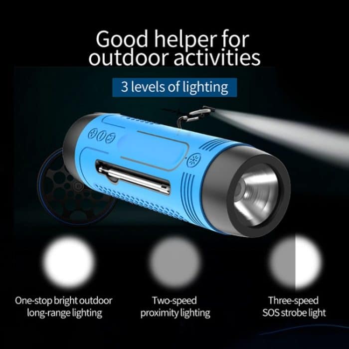 ZEALOT A2 Multifunktionaler kabelloser Bass-Bluetooth-Lautsprecher, integriertes Mikrofon, unterstützt Bluetooth-Anrufe, AUX, TF-Karte und LED-Leuchten – Bild 9