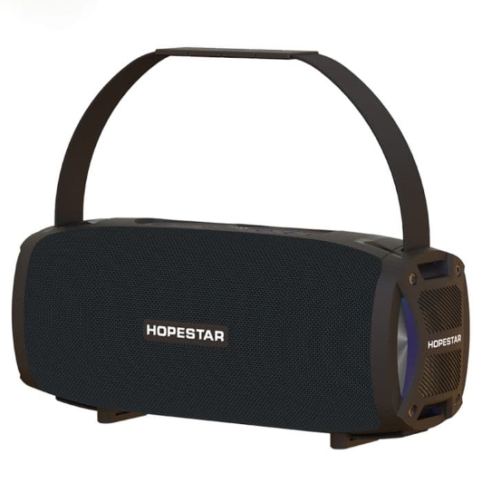 HOPESTAR H24 Pro TWS Tragbarer, wasserdichter, gewebter, strukturierter Bluetooth-Außenlautsprecher mit Rhythmuslicht, Unterstützung für Freisprechanrufe, U-Disk, TF-Karte und 3,5-mm-AUX und FM, H24 Pro Black, H24 Pro Grey, H24 Pro Blue, H24 Pro Red – Bild 1
